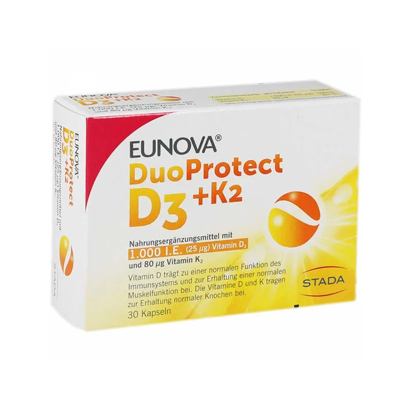 EUNOVA DUOPROTECT D3+K2 1000 IU CPS A 30